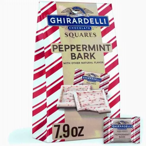 Ghirardelli® Peppermint Bark Chocolate Squares Candy Bag