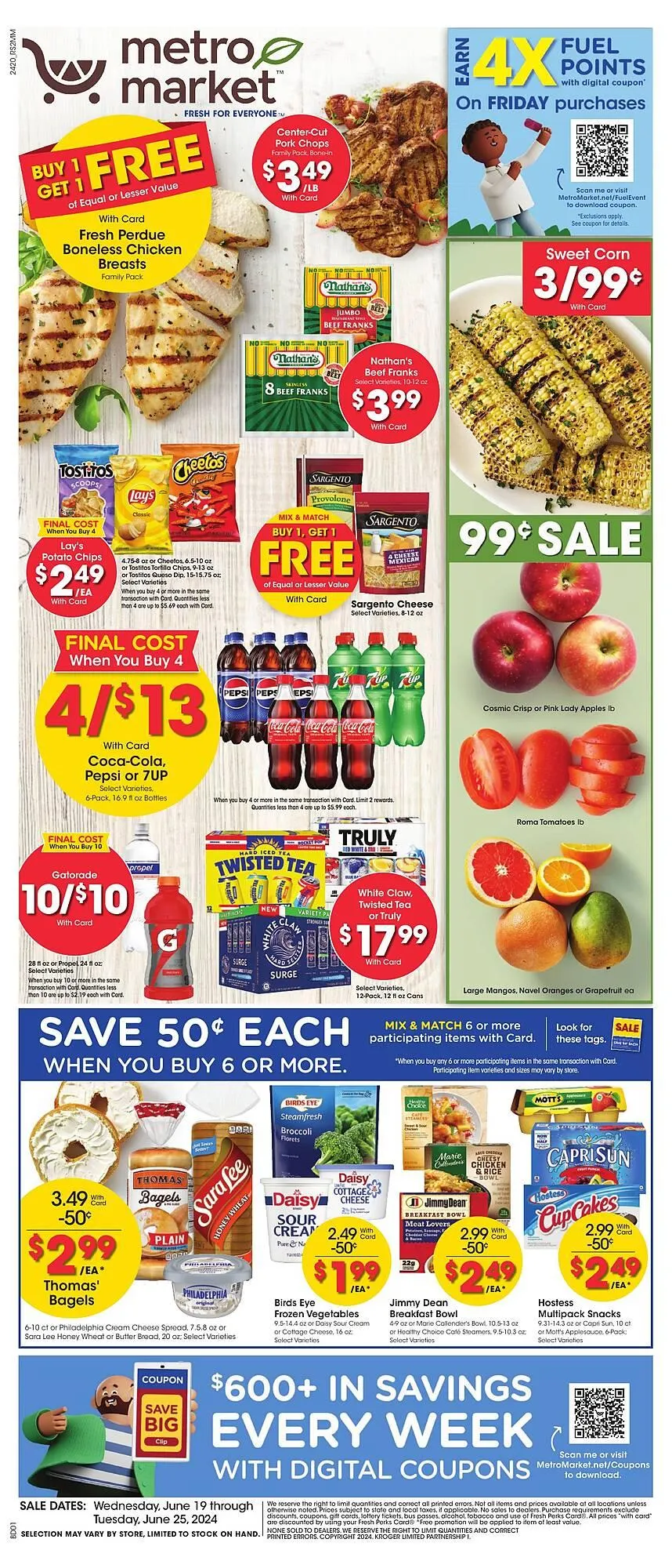 Weekly ad Metro Market ad from June 19 to June 25 2024 - Page 1