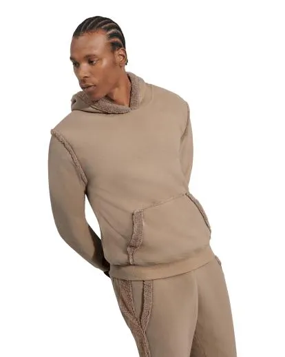 Hombre Sudadera con capucha de forro polar laminado Evren