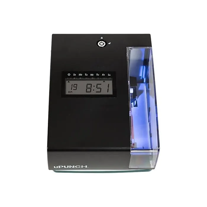uPunch Digital Time Clock & Date Stamp Punch Card System,