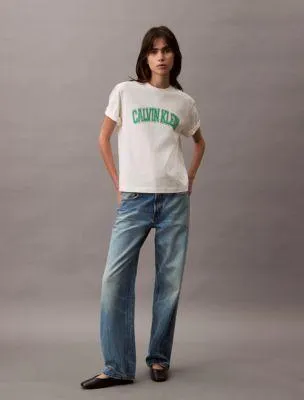 Boxy Varsity Logo T-Shirt