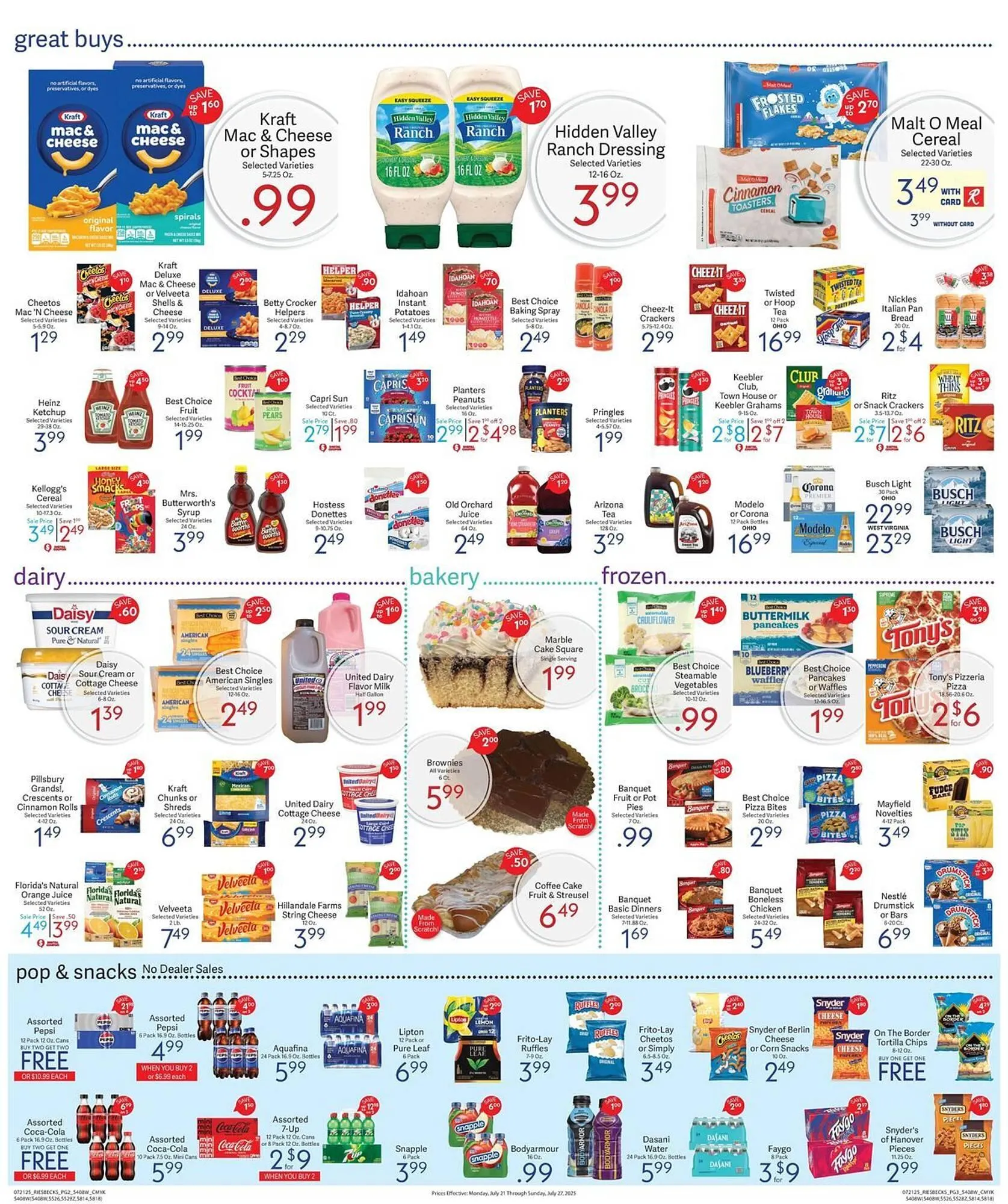 Weekly ad Riesbeck Weekly Ad from July 21 to July 27 2025 - Page 2