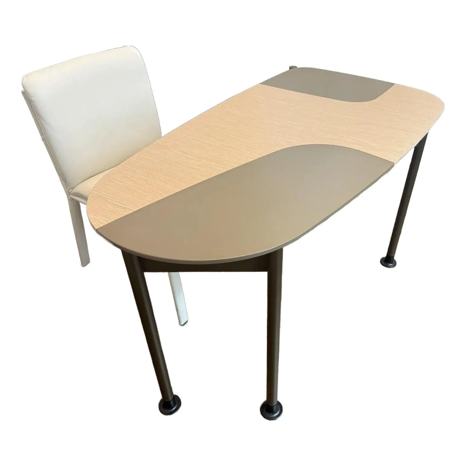 Natuzzi Desk and Leather Chair - Set