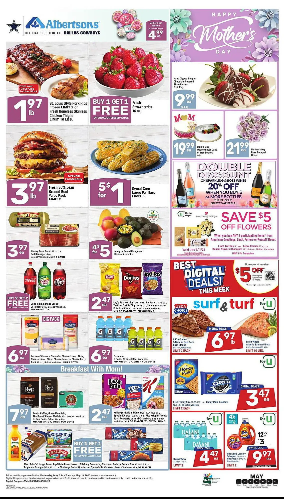 Weekly ad Albertsons Weekly Ad from May 7 to May 13 2025 - Page 1