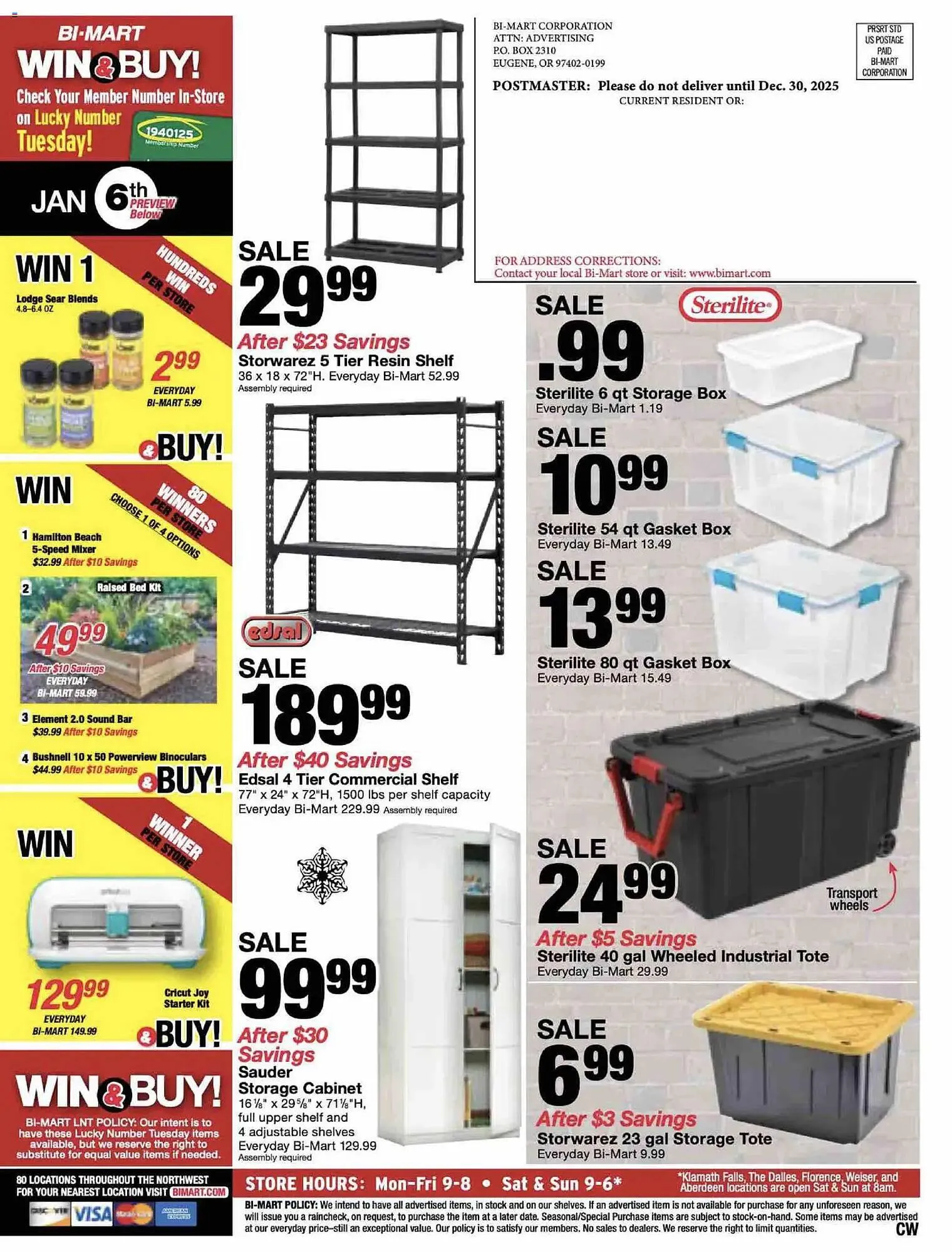 Weekly ad Bi-Mart weekly ad from December 30 to January 20 2026 - Page 16
