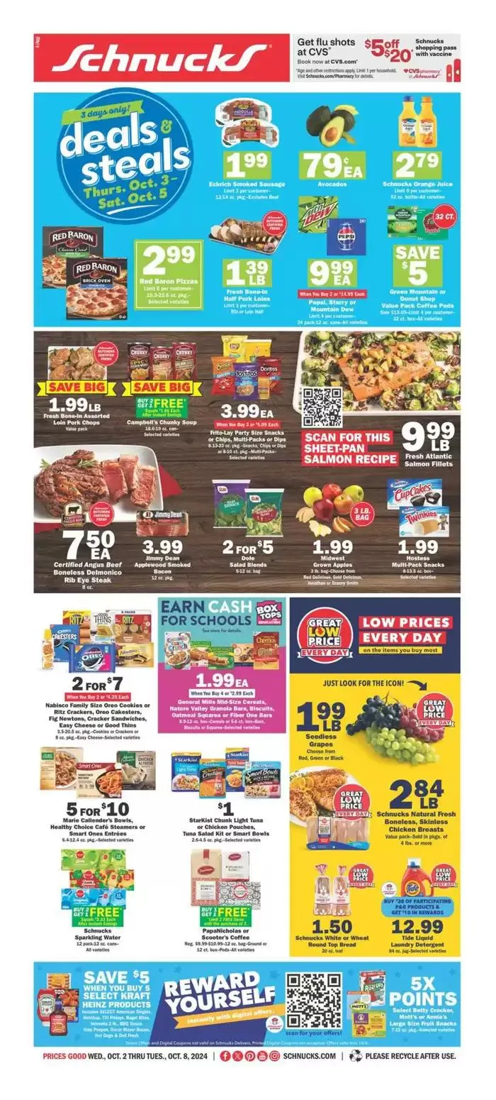 Weekly ad Offers for bargain hunters from October 2 to October 8 2024 - Page 1