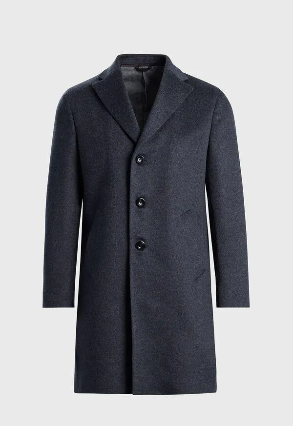 Wool & Cashmere Overcoat with Gilet