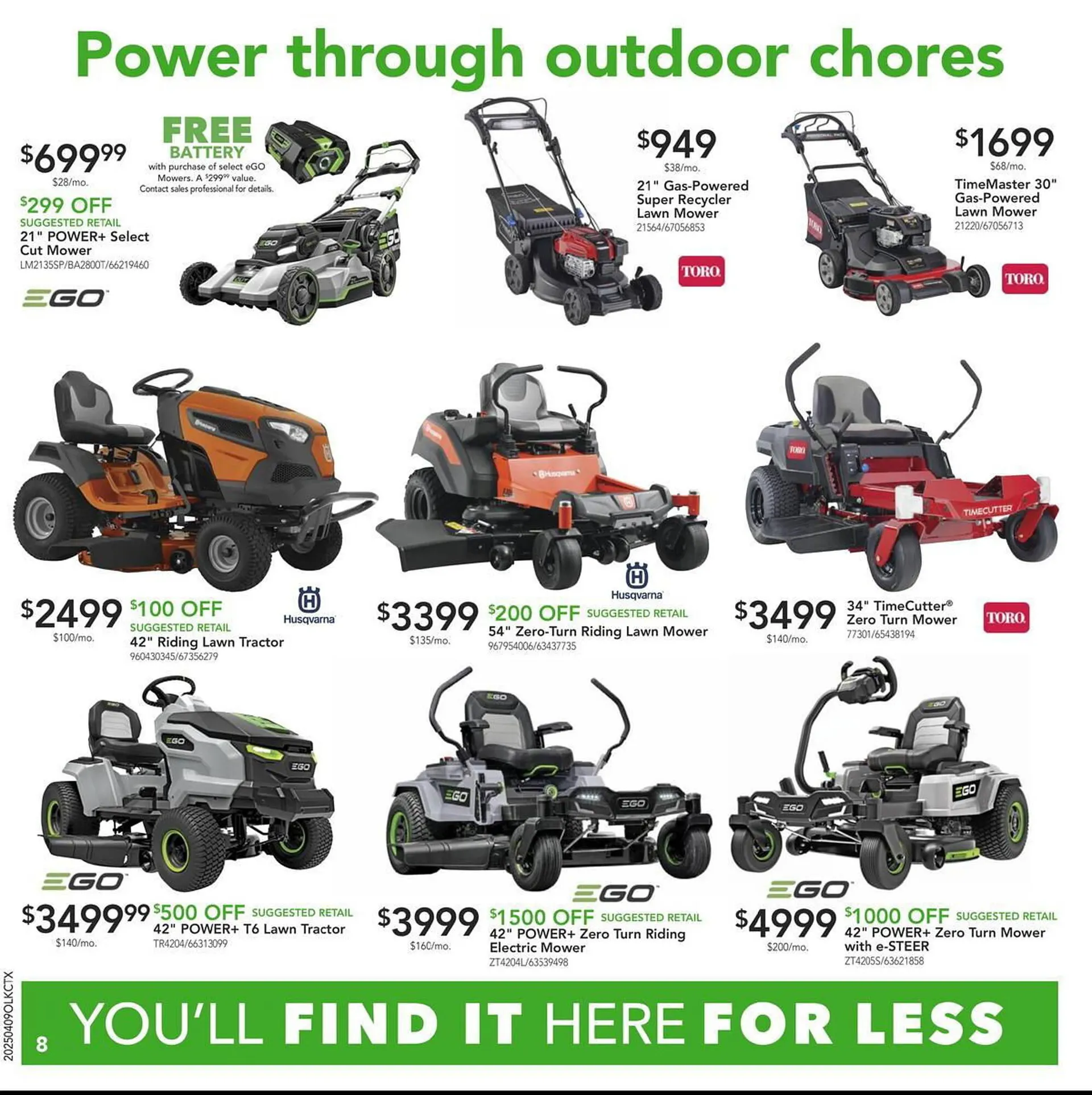 Weekly ad Nebraska Furniture Mart Weekly Ad from April 9 to April 15 2025 - Page 8