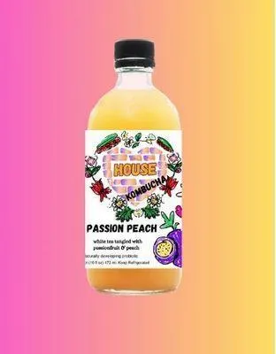 House Kombucha, Kombucha Passion Peach