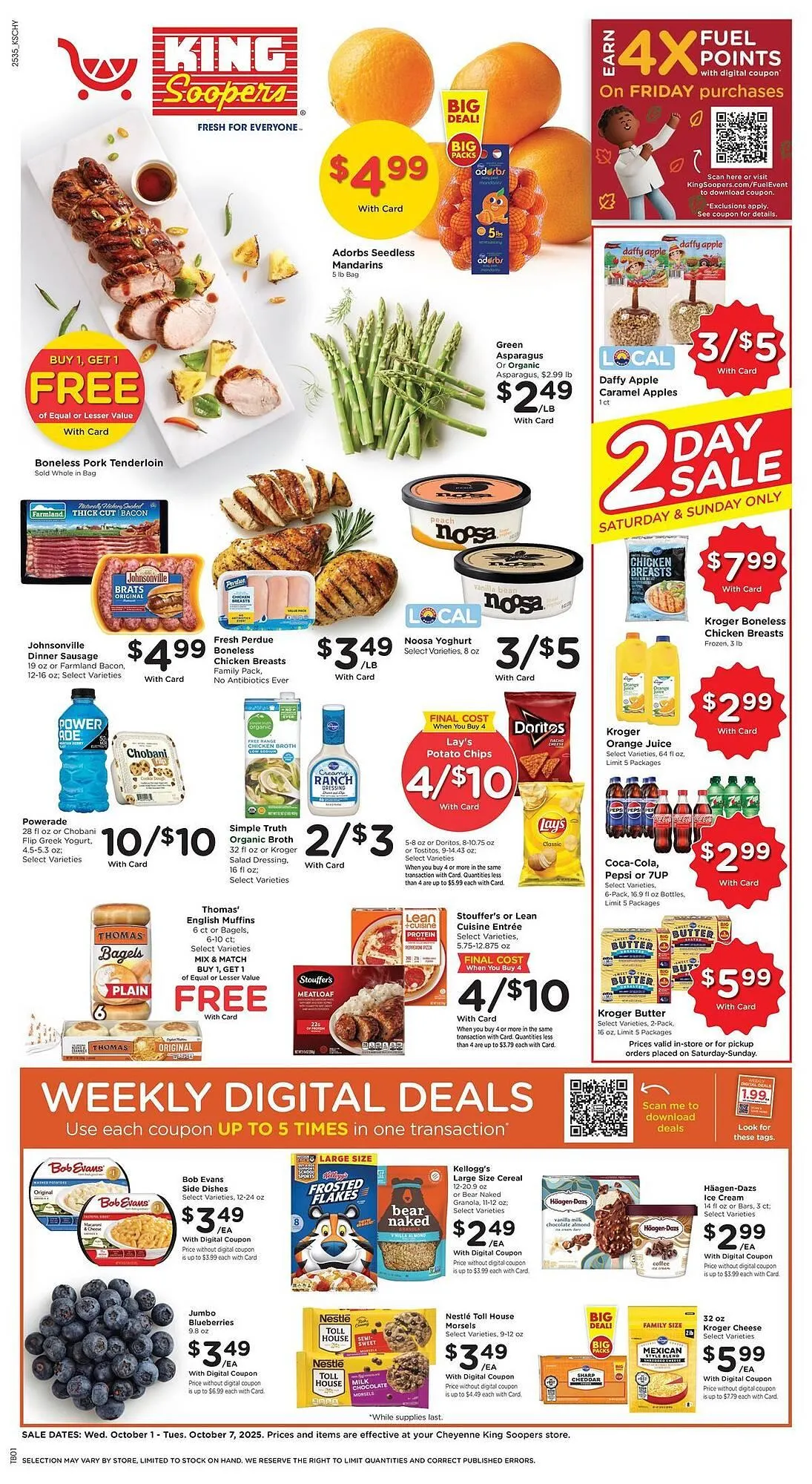 Weekly ad King Soopers weekly ad from October 1 to October 7 2025 - Page 1