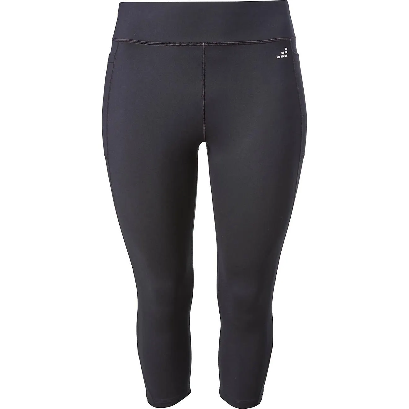 BCG Women's Contrast Pieced Crop Plus Size Leggings