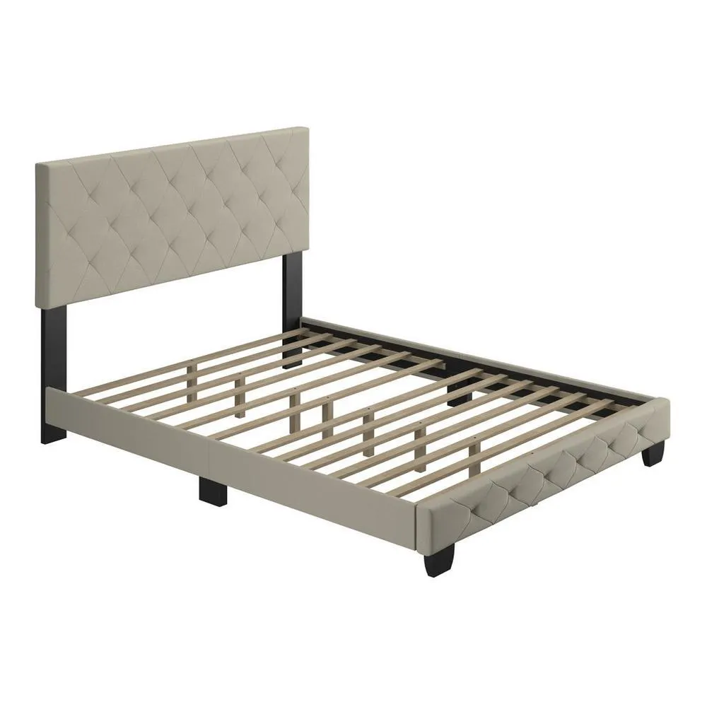 Caldwell Full Platform Bed - Off White