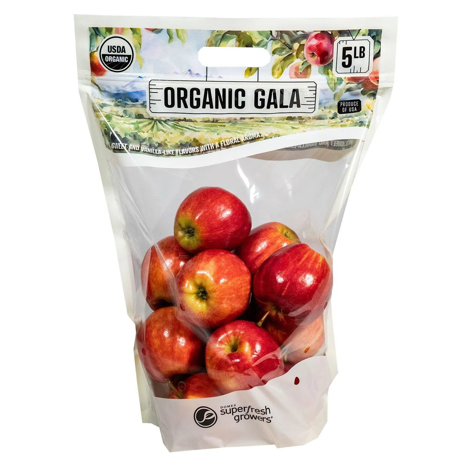 Organic Gala Apples, 5 lbs.