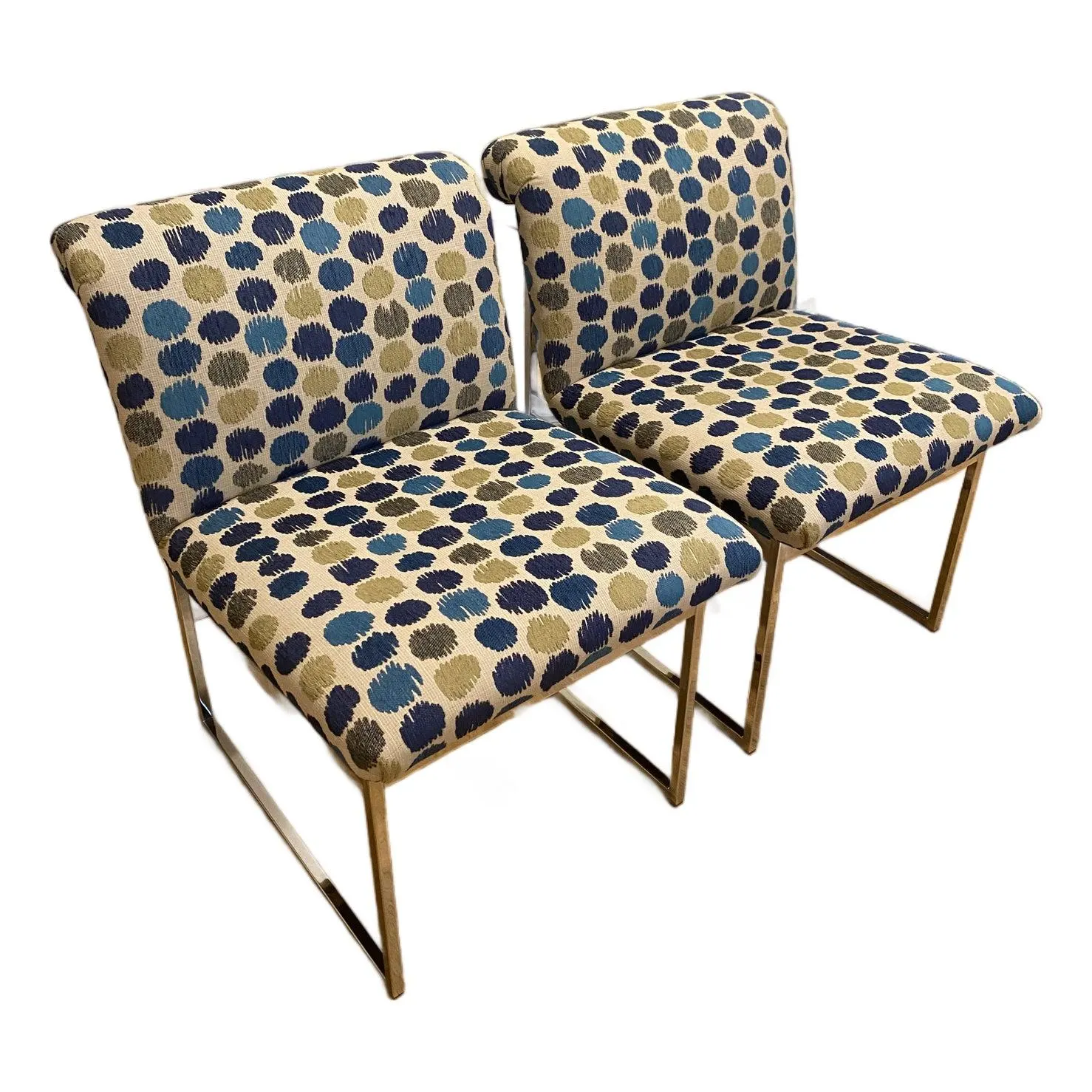 Mid 20th Century Mid-Century Milo Baughman Style Chairs - Set of 2