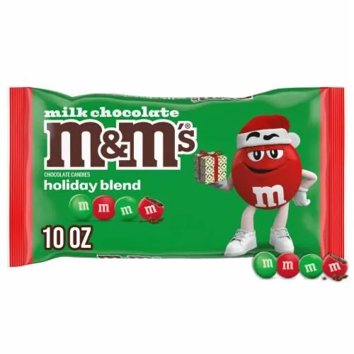 M&M'S Milk Chocolate Christmas Candy Bag