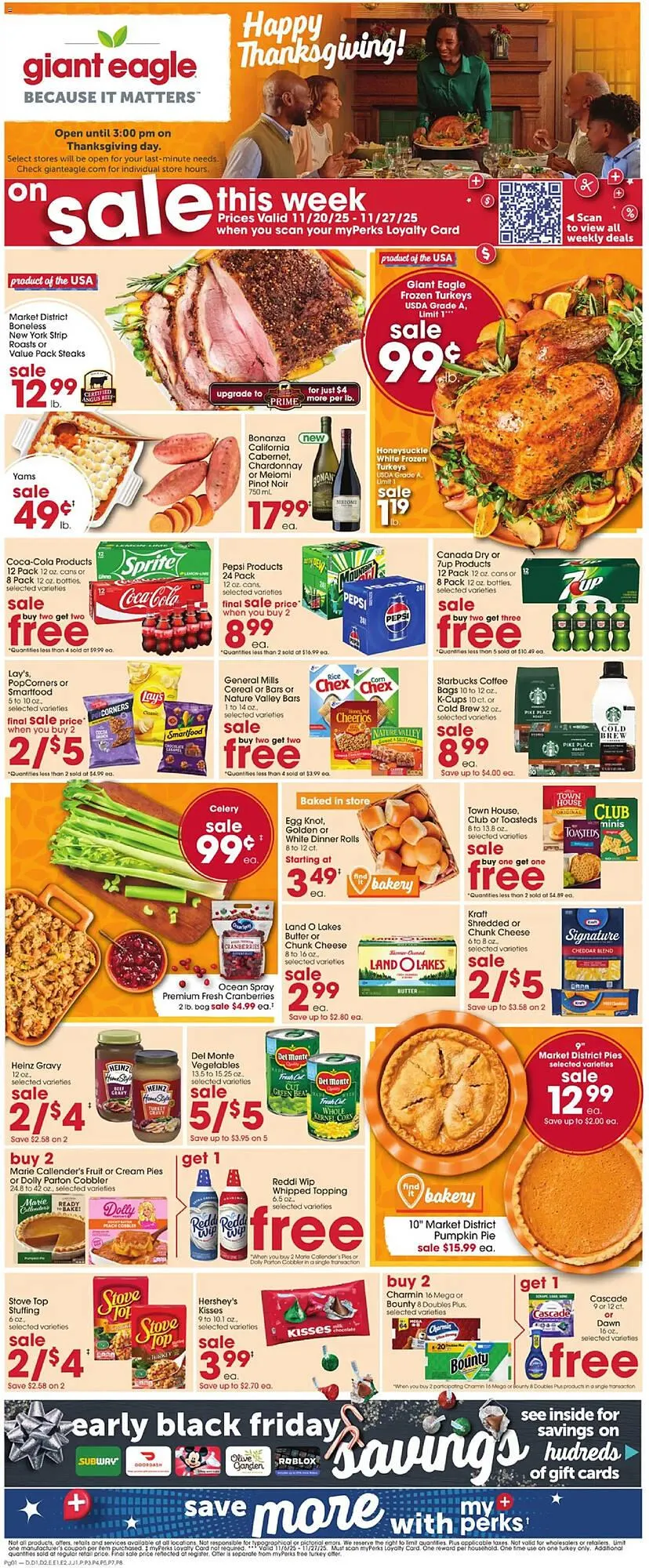 Weekly ad Giant Eagle weekly ad from November 20 to November 28 2025 - Page 1