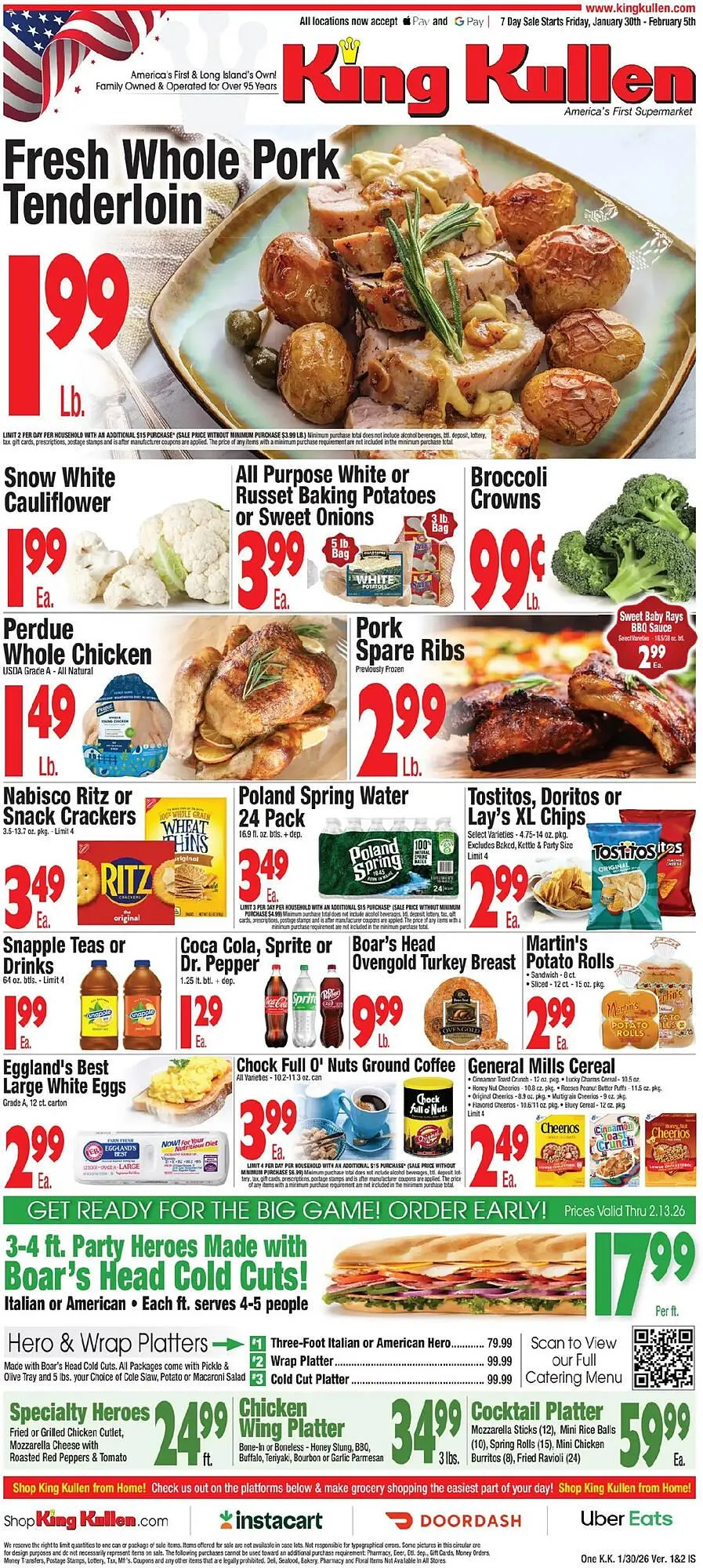 Weekly ad King Kullen weekly ad from January 30 to February 6 2026 - Page 1