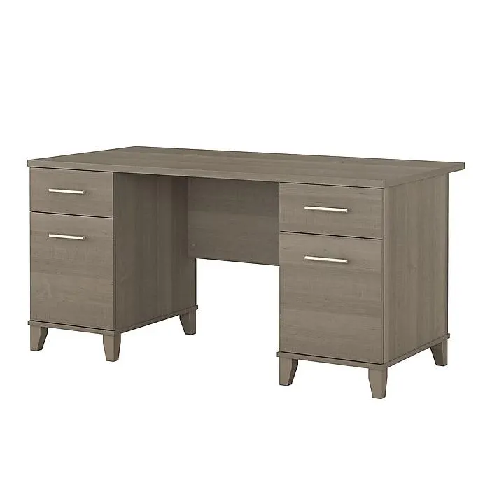 Bush Furniture Somerset 60"W Office Desk with Drawers,
