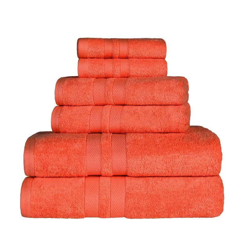 Ultra-Soft Cotton Solid Towel Sets by Blue Nile Mills