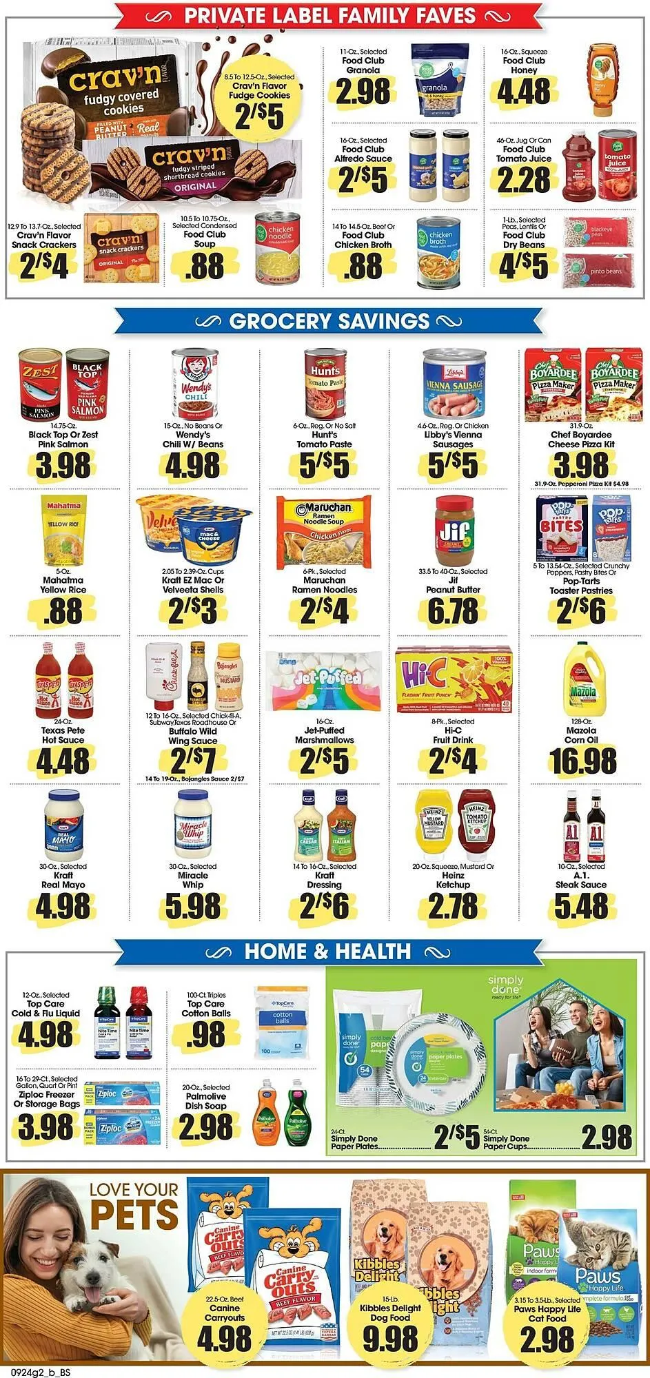 Weekly promotion Food King weekly ad spanning from September 24 to September 30 2025 - Page 2 for Catalogue 365