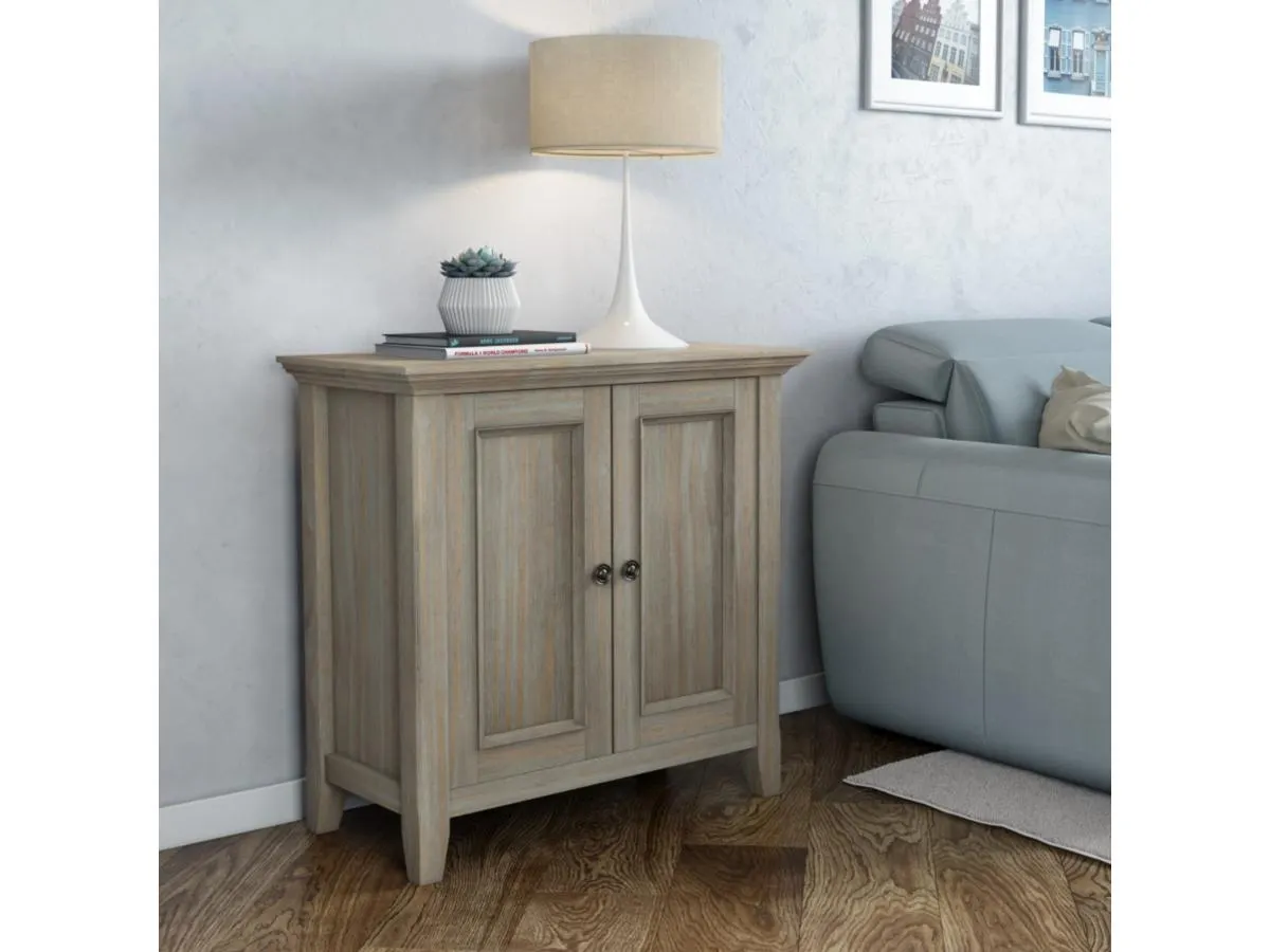 Simpli Home Amherst 32" Transitional Storage Cabinet