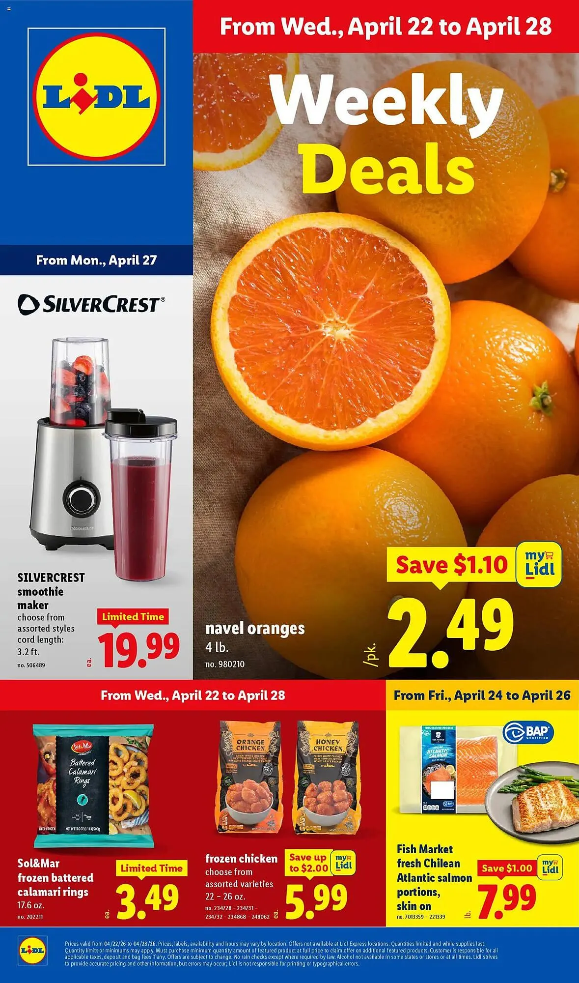 Weekly ad Lidl weekly ad from April 22 to April 28 2026 - Page 1