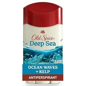 Old Spice Antiperspirant & Deodorant for Men, Deep Sea with Ocean Elements Scent, 2.6 oz