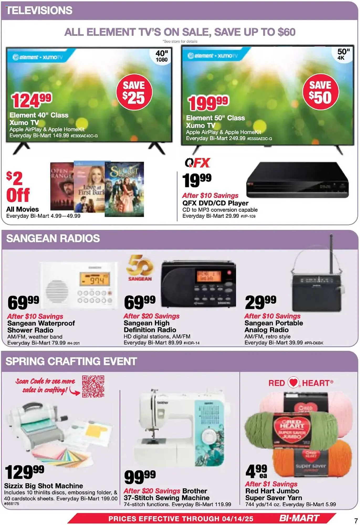 Weekly ad Bi-Mart Weekly Ad from March 25 to April 14 2025 - Page 7
