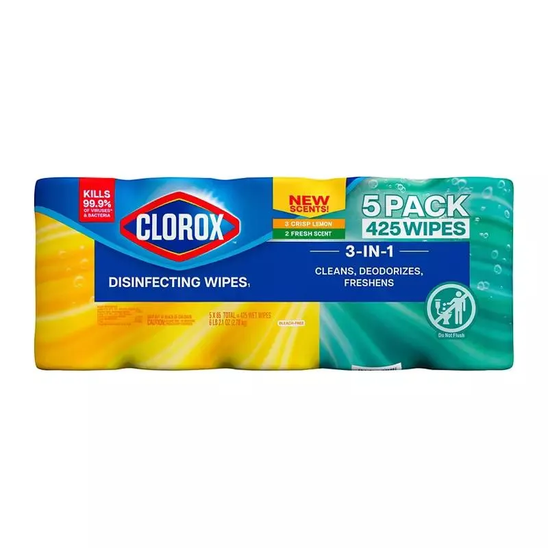 Clorox Disinfecting Wipes Value Pack, 85 ct. each/Pack of 5