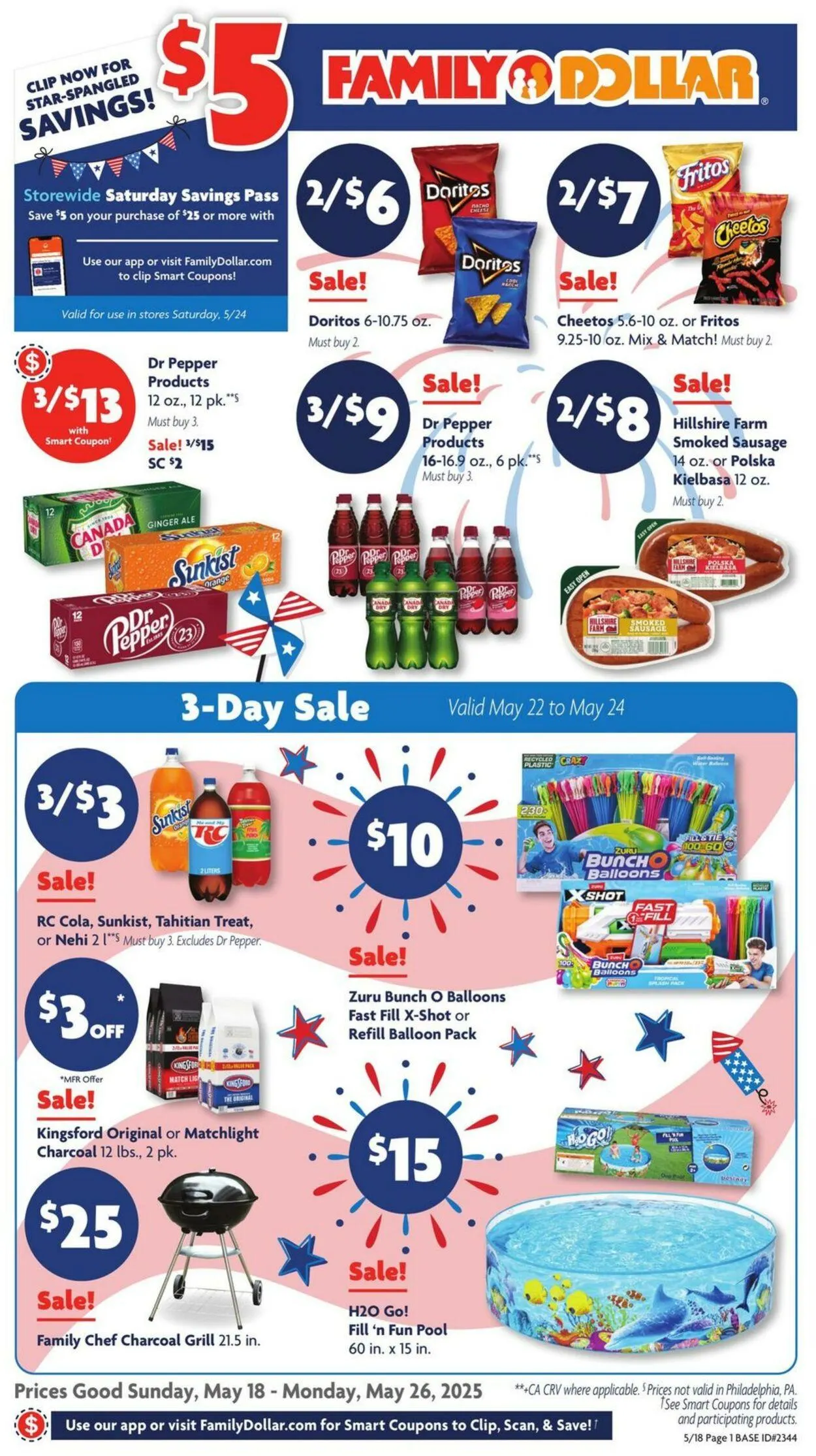 Weekly ad Family Dollar Current weekly ad from May 18 to May 26 2025 - Page 1