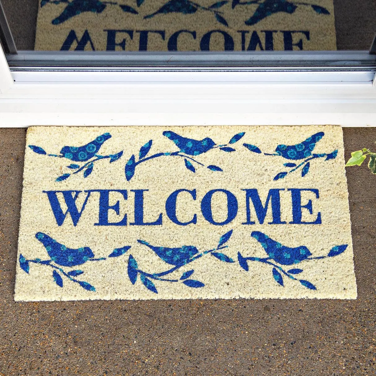 Welcome Birds Coir Mat