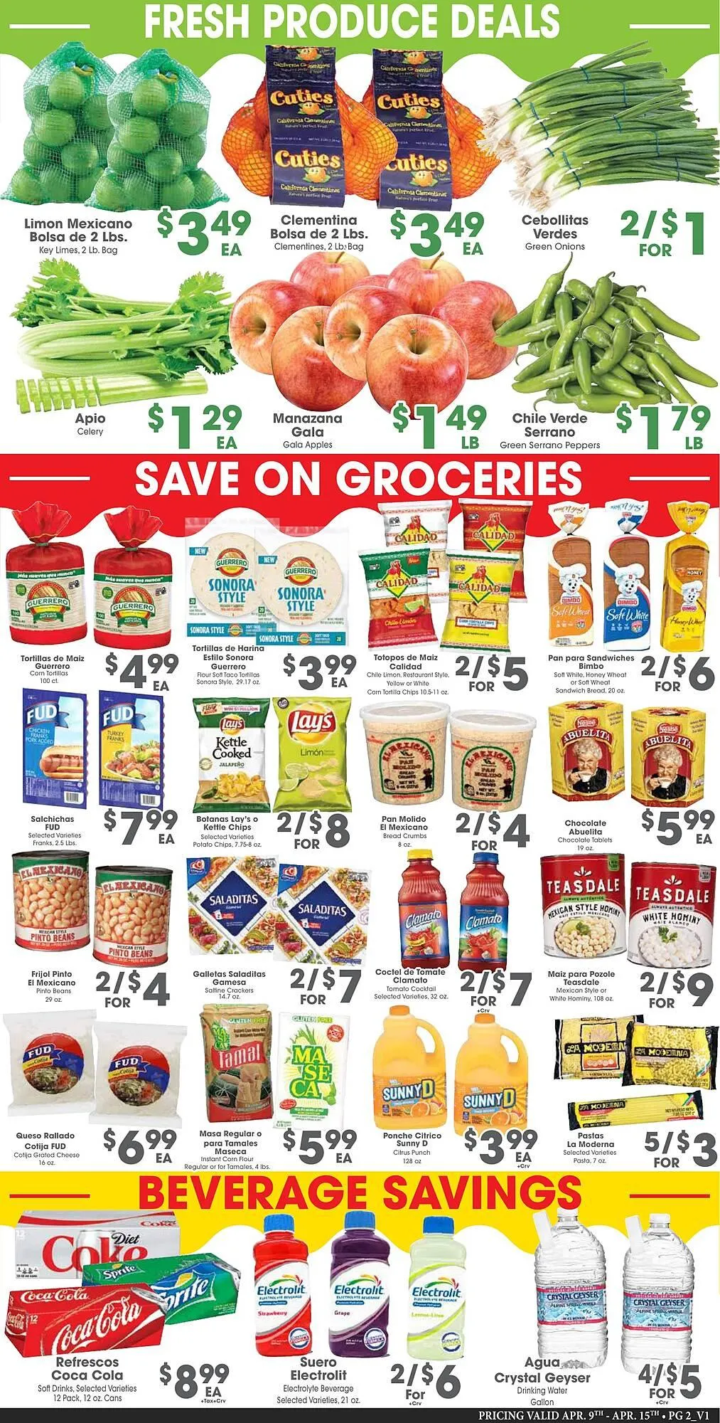 Catálogo de Arteagas Food Center Weekly Ad 9 de abril al 15 de abril 2025 - Página 2