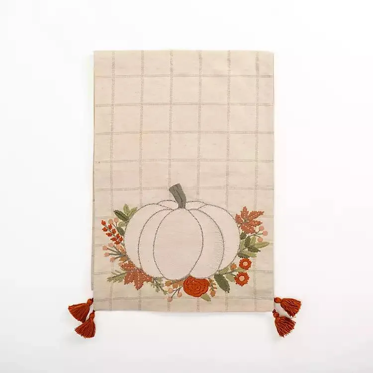 Corded Pumpkin Harvest Table Runner