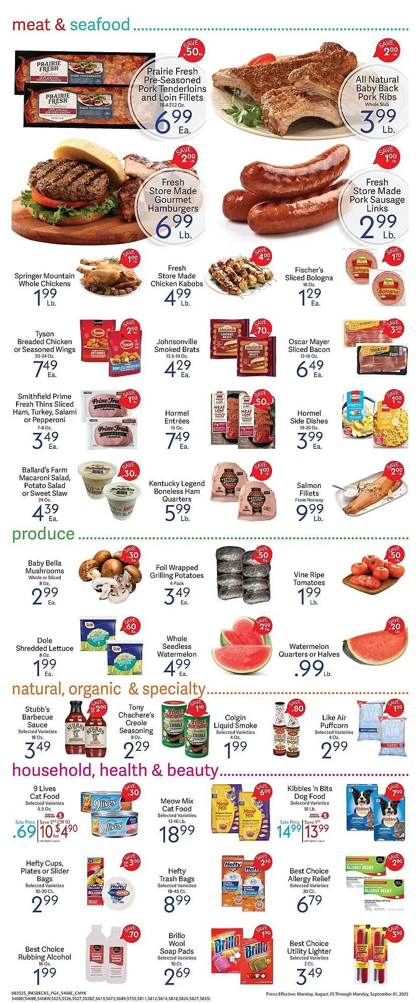 Weekly ad Riesbeck Weekly Ad from August 25 to September 1 2025 - Page 3