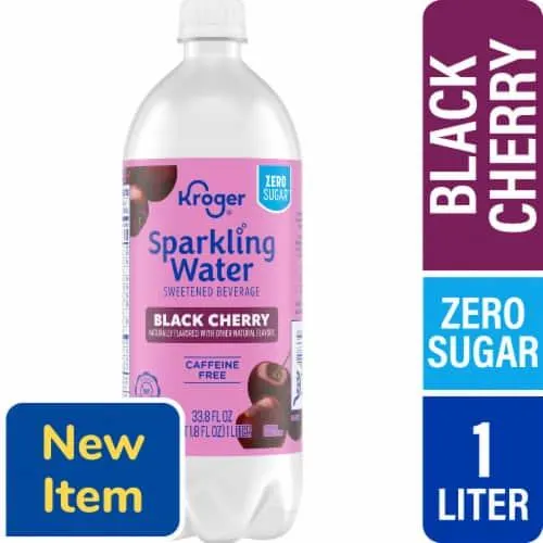 Kroger® Zero Sugar Black Cherry Sparkling Water