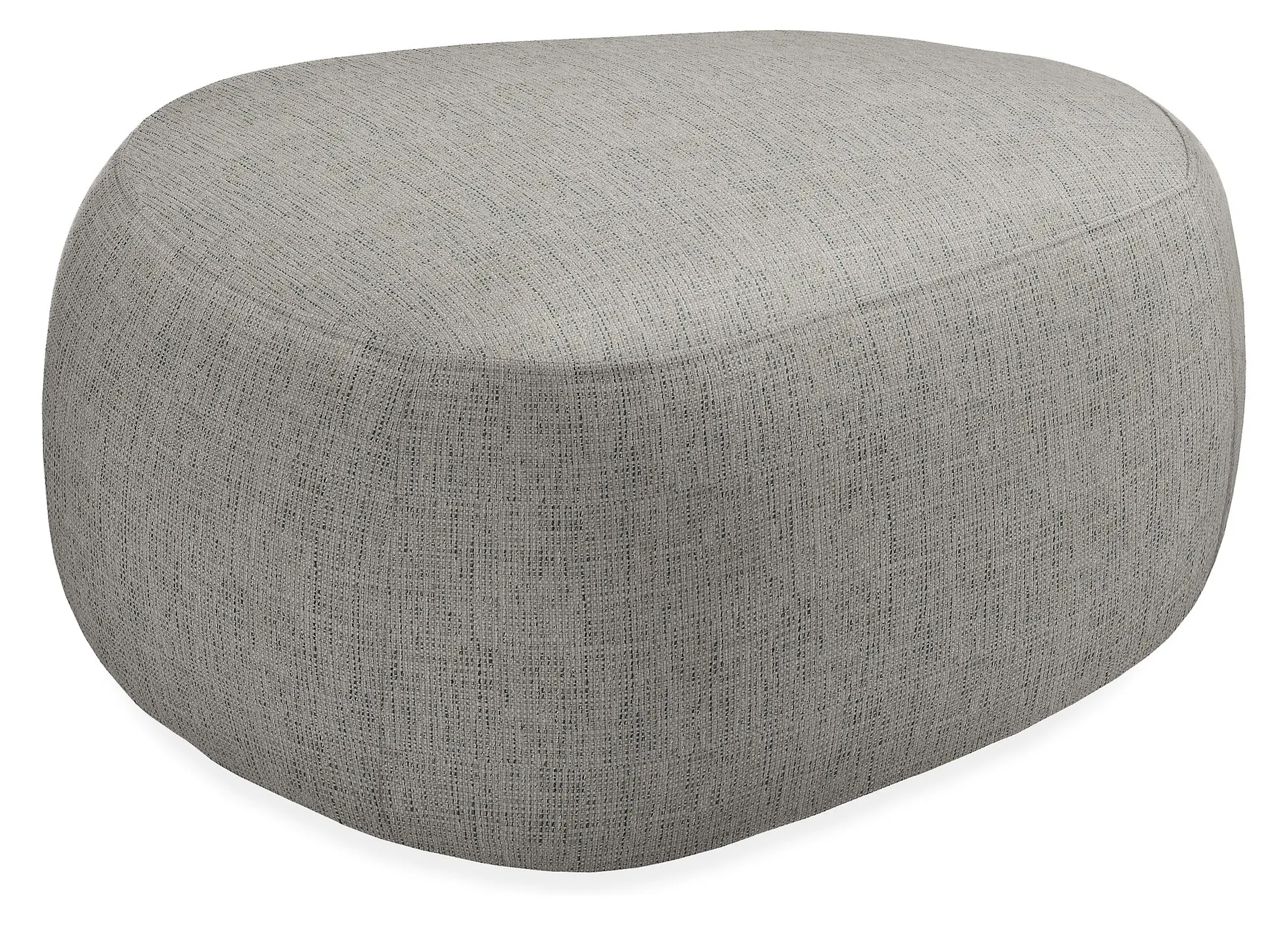Stratford 32w 25d 15h Ottoman in Phipps Charcoal