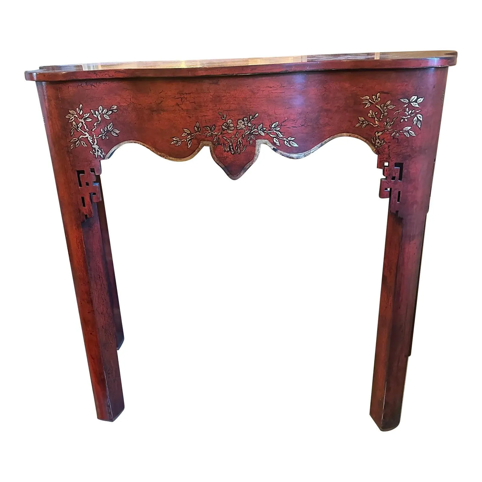 Vintage Minton-Spidell Chinoiserie Console Table