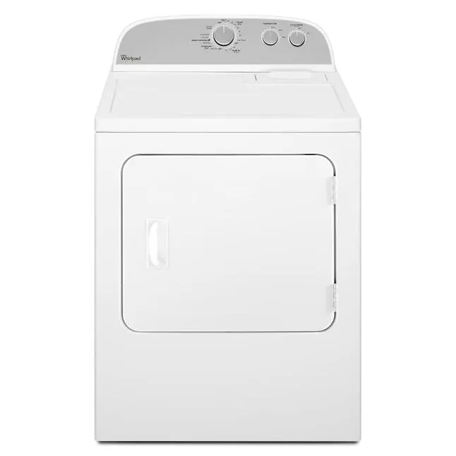 Whirlpool 7-cu ft Reversible Side Swing Door Gas Dryer (White)