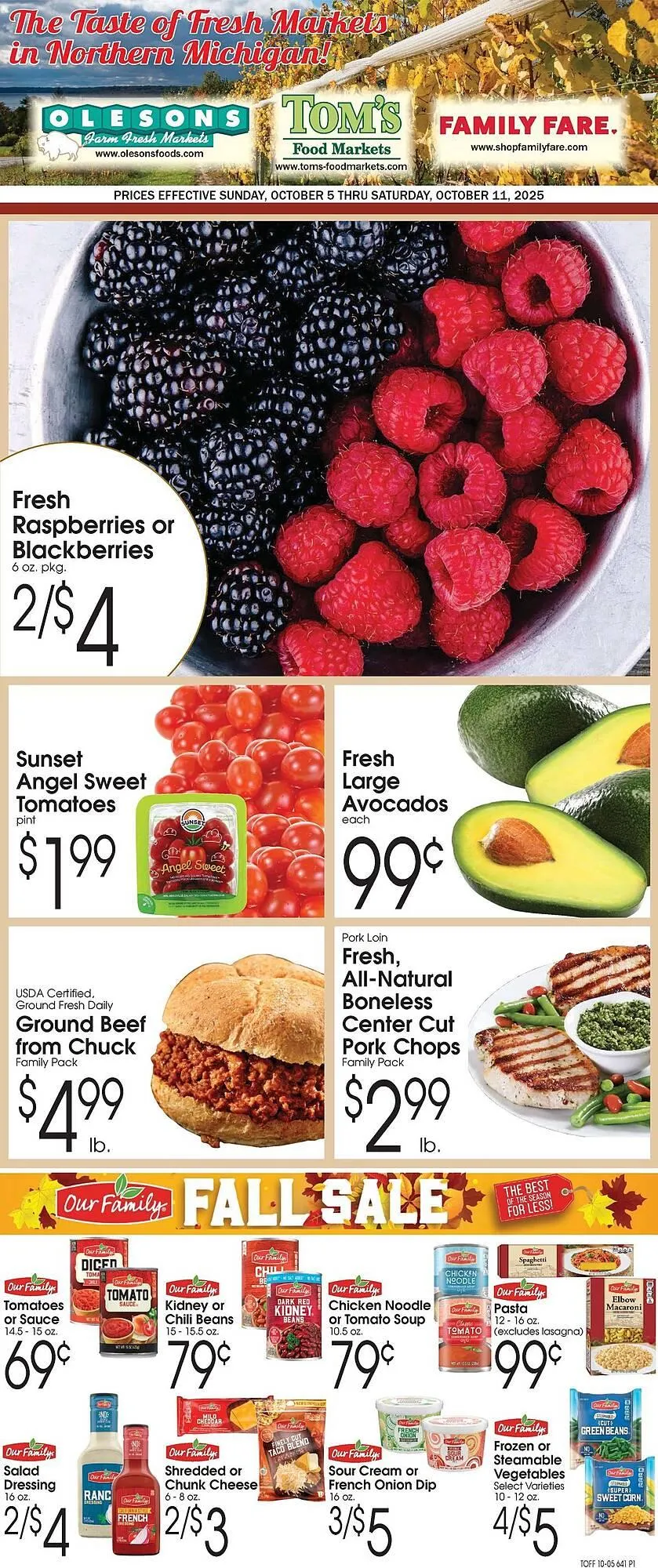 Weekly ad Family Fare weekly ad from October 5 to October 11 2025 - Page 1