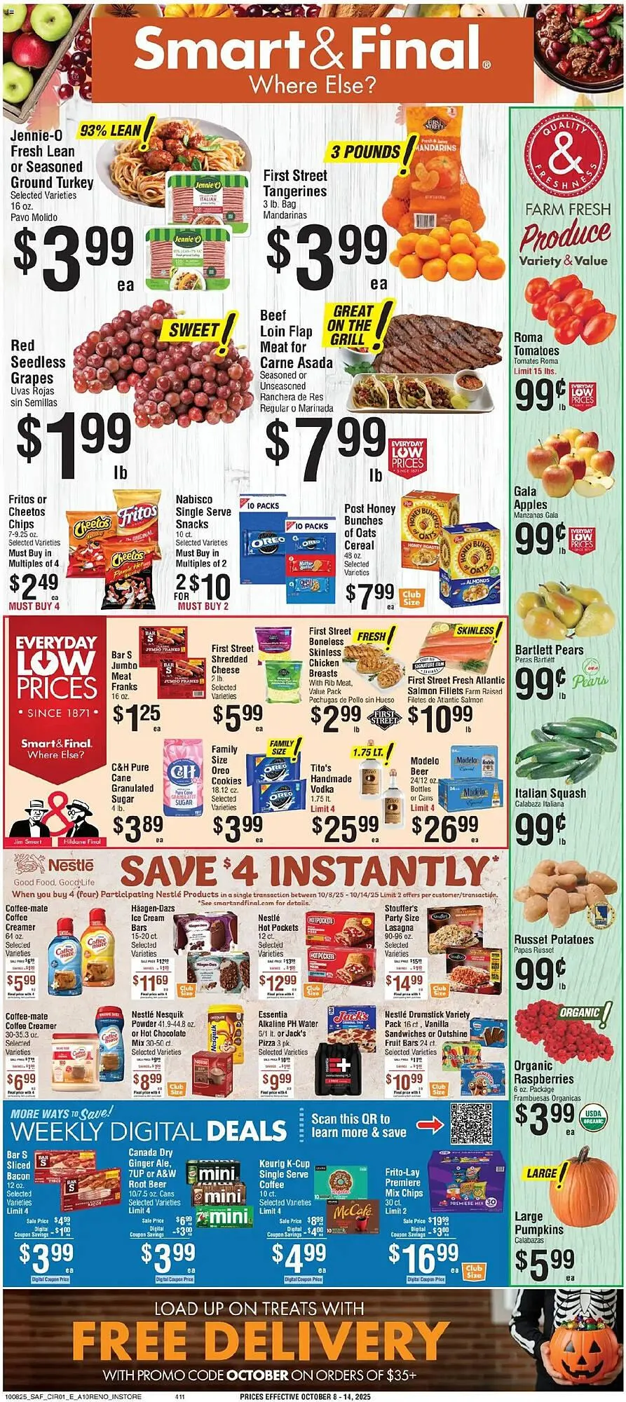 Weekly ad Smart & Final weekly ad from October 7 to October 10 2025 - Page 1