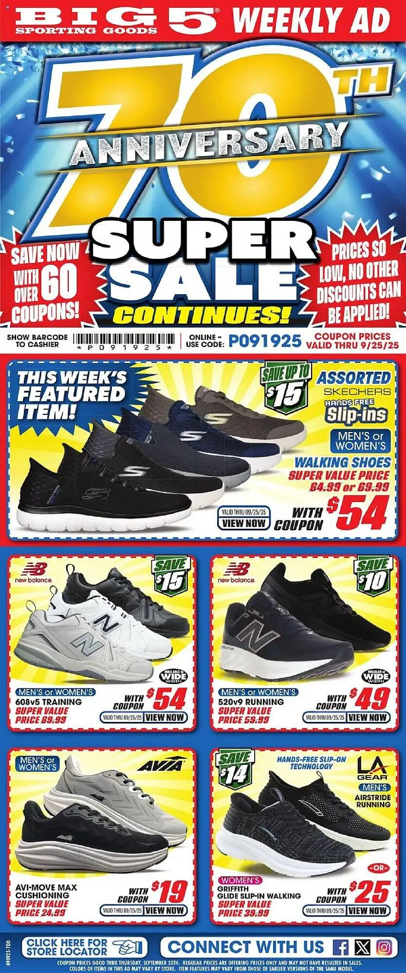 Weekly ad Big 5 weekly ad from September 19 to September 25 2025 - Page 1