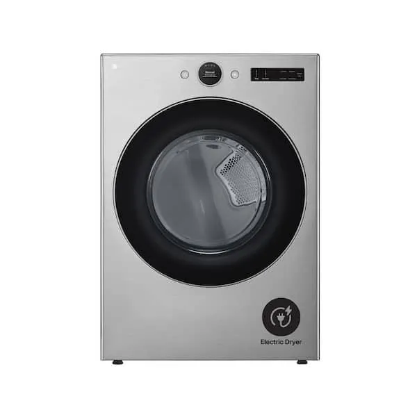 7.4 cu. ft. Vented Stackable SMART Electric Dryer in Graphite Steel with TurboSteam and AI Sensor Dry Technology