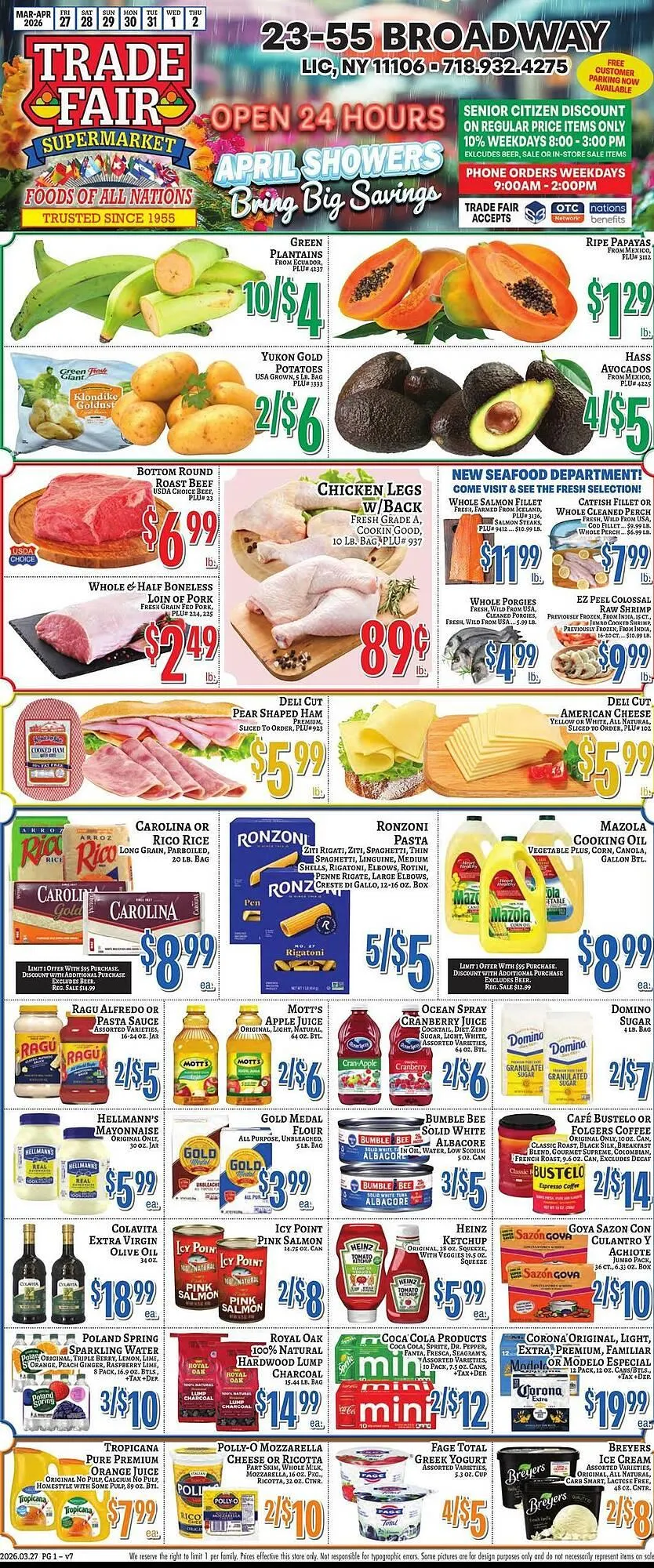 Weekly ad Trade Fair Supermarket weekly ad from March 27 to April 2 2026 - Page 1