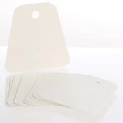 Blank Bell Paper Tags (Package of 15 pieces)