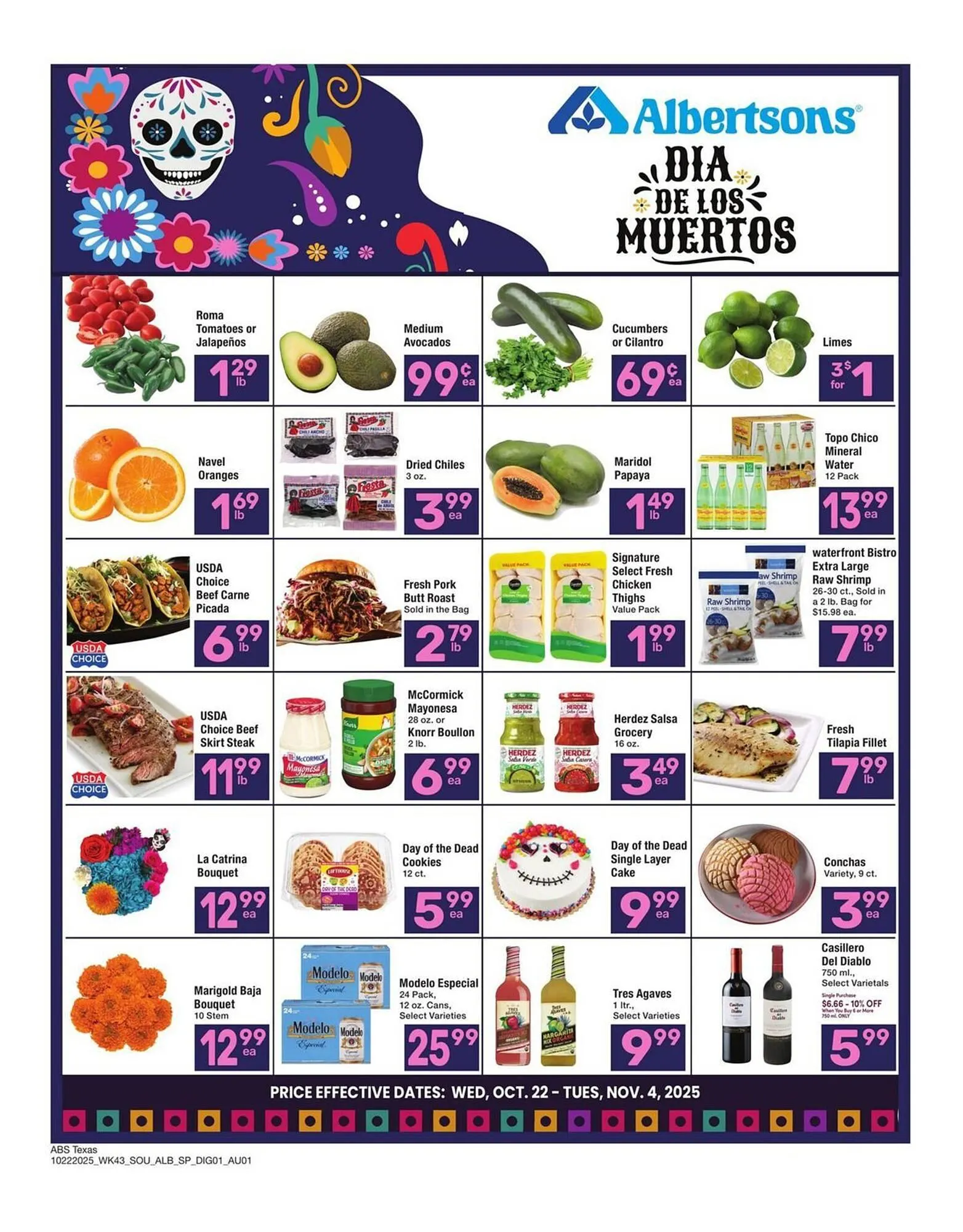 Weekly ad Albertsons weekly ad from October 22 to November 4 2025 - Page 1