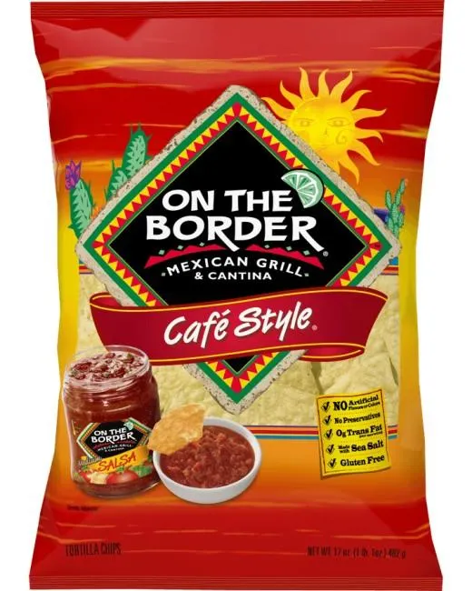 On the Border - Cafe Style Tortilla Chips (8oz)