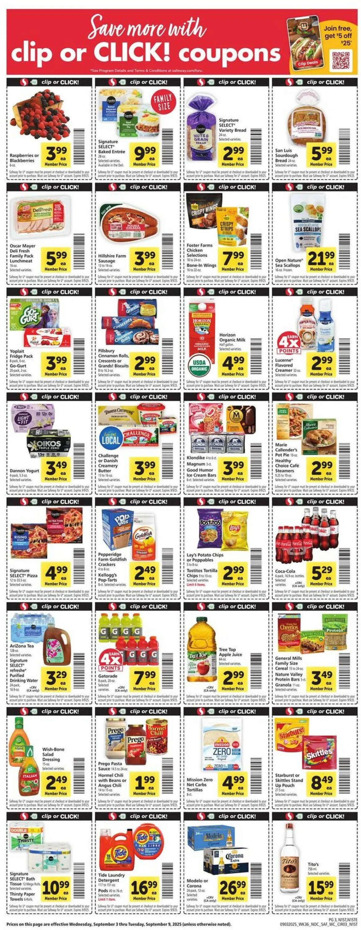 Weekly ad Safeway Current weekly ad from September 3 to September 9 2025 - Page 3