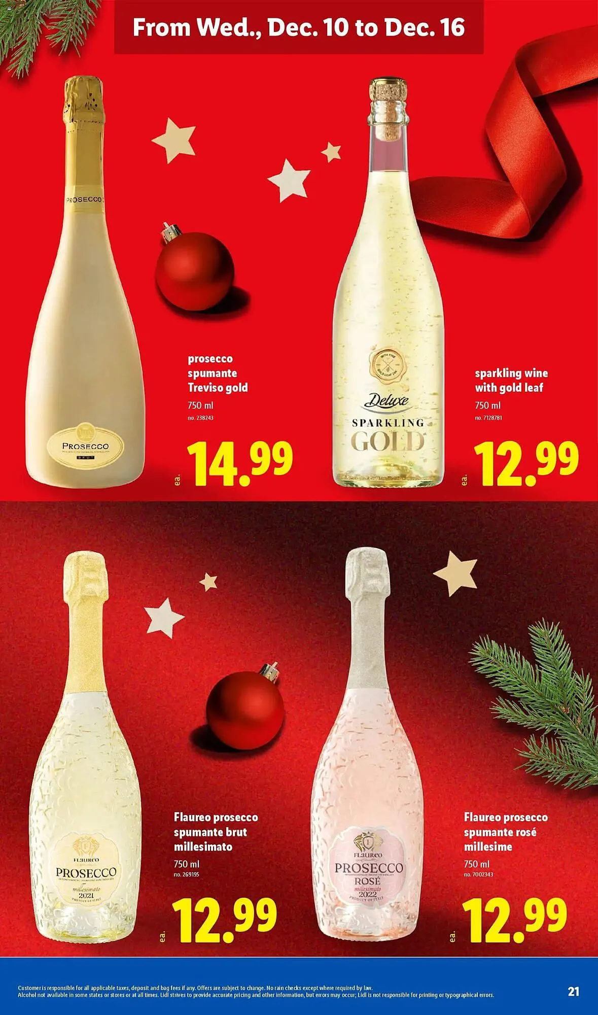 Weekly promotion Lidl weekly ad spanning from December 10 to December 16 2025 - Page 21 for Catalogue 365