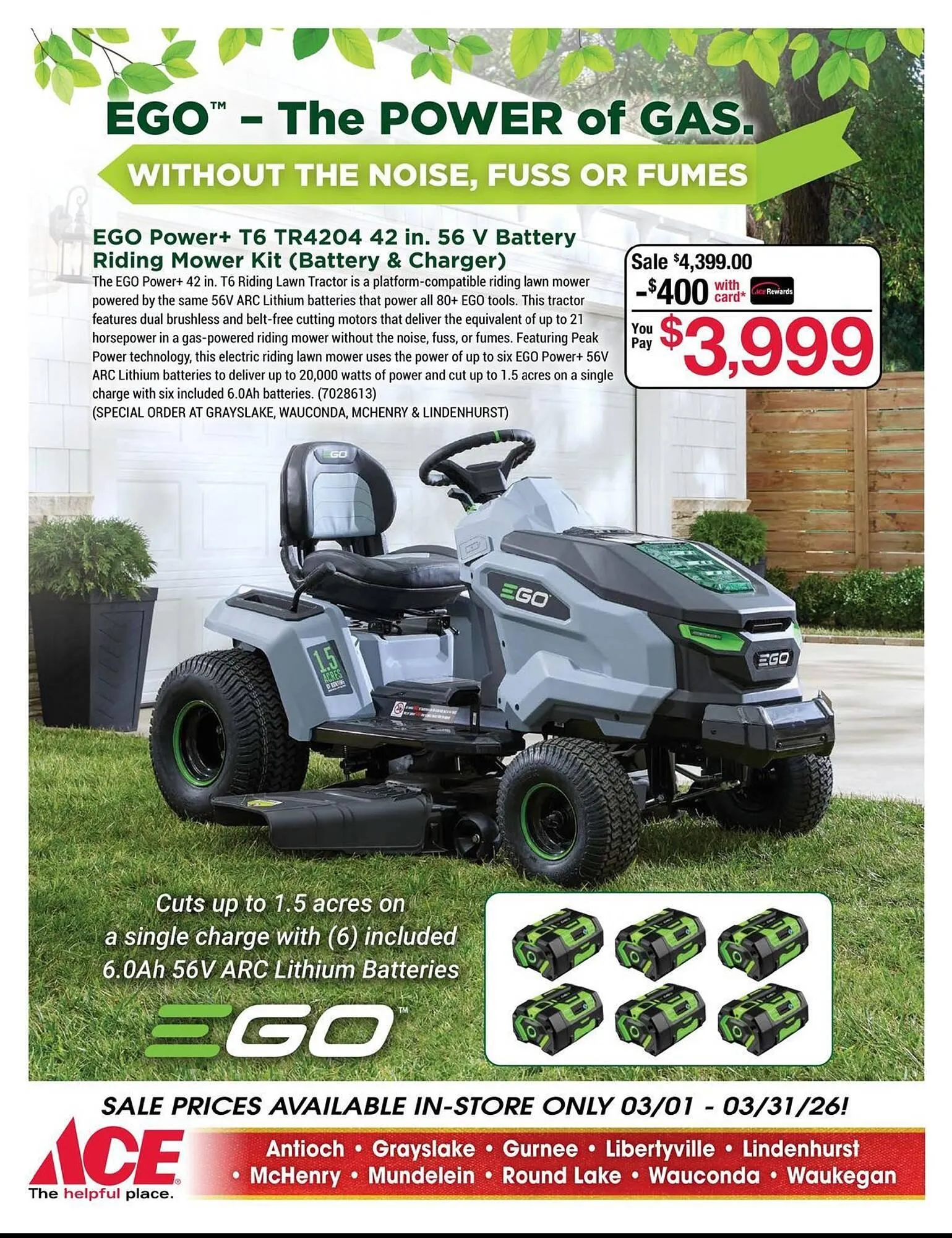Weekly ad Ace Hardware flyer from March 1 to March 31 2026 - Page 2