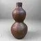 Japanese Double Gourd Vase from Bizen Yaki Ceramics, 1940s